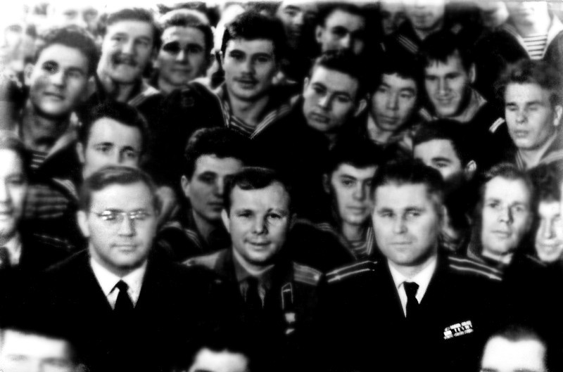 Встреча с Юрием Гагариным на борту крейсера